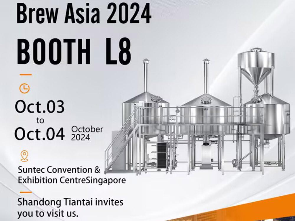 Join Tiantai Brewtech at Brew Asia 2024 in Singapore